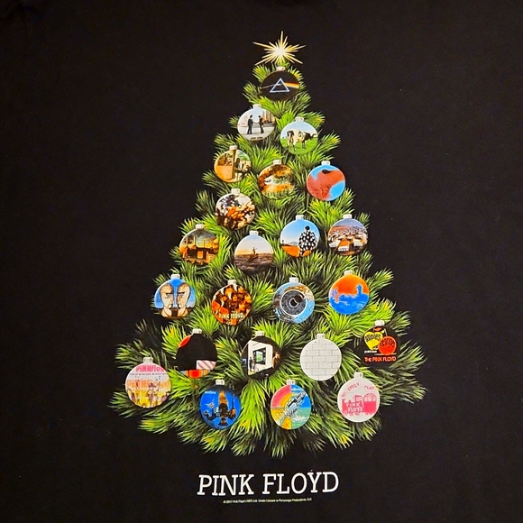 PINK FLOYD Christmas Tree T-Shirt Mens 2XL UNIQUE UNISEX - Picture 2 of 11